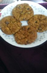 Peanut butter oatmeal chip cookies