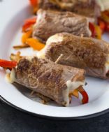 Philly cheesesteak rollups