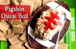 Pigskin Cheese Ball (Bacon-Ranch Cheese Ball)