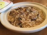 Quinoa with Roasred Mushrooms and Garlic