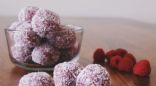 Raspberry Coconut Paleo Bliss Balls