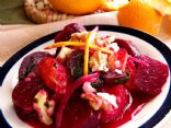 Roasted Beet Salad with Oranges and Beet Green