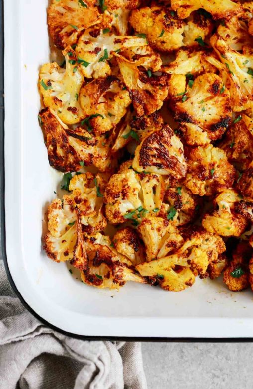 Roasted Cauliflower Recipe Sparkrecipes