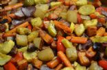 Roasted Vegetables in Chicken Stock