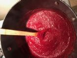 Roasted beet and potato soup