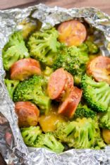 Sausage, Broccoli & Cheddar Foil Pack (Keto)