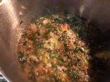 Sausage Vegetable Soup for keto diet