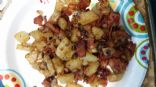 Sauteed Choyate Squash with onion and bacon