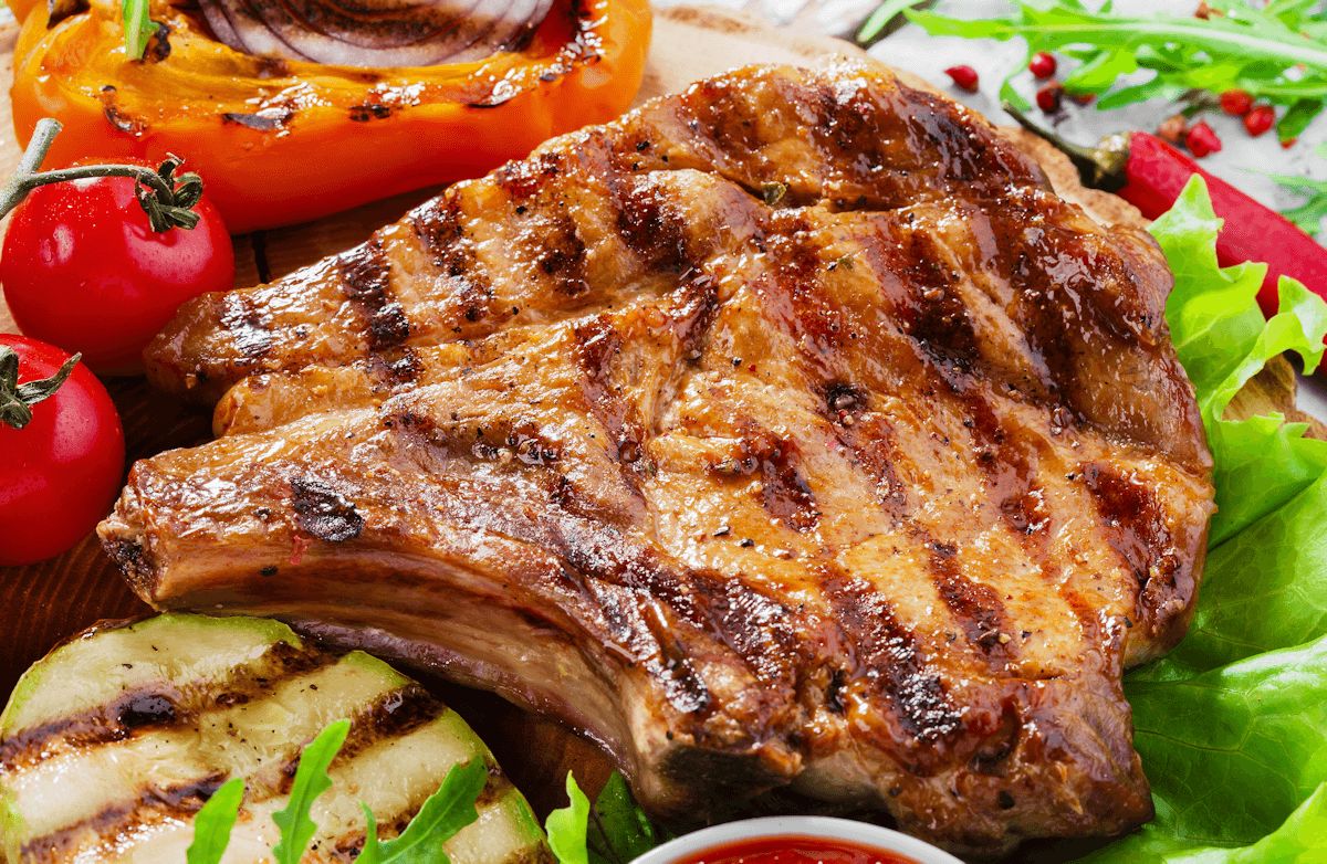 Savory Grilled Pork Chops Recipe | SparkRecipes
