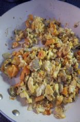 Savory sweet potato breakfast scramble