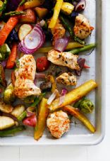 Sheet Pan Chicken and Veggie Dinner