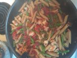 Shrimp, Asparagus, and Penne Pasta