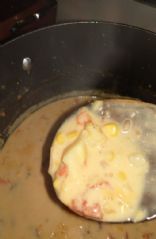 Shrimp and crab (immitation) chowder