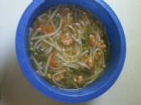 Shrimp noodle soup