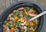 Slow-Cooker Chicken and-Spinach Stew