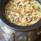 Slow Cooker Turkey and Wild Rice Soup