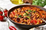 Slow Cooker Chili with Corn, Black Beans and Ground Turkey