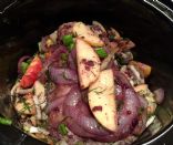 Slow Cooker Pork Loin with Apple, Fennel and Huckleberry