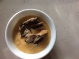 Soup 3 Canadian cheese soup with pumpernickel croutons: cooking light soups