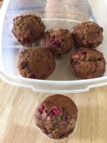 Sourdough Date Nut Cranberry Muffins