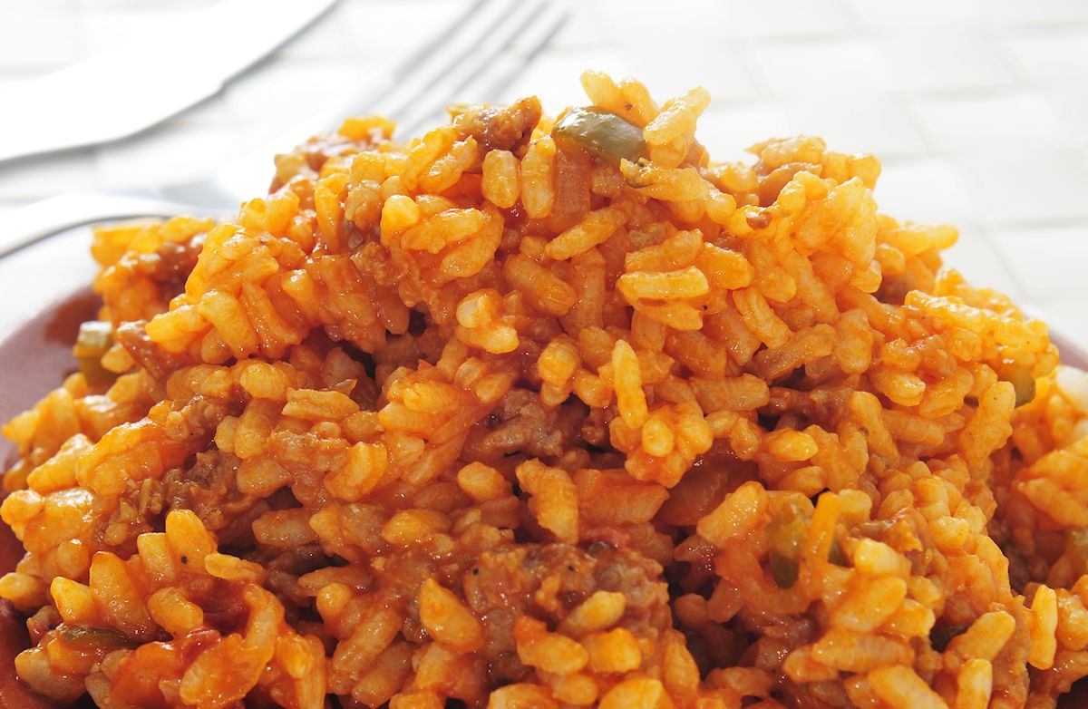 Spanish Rice & Beef Recipe | SparkRecipes