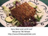 Spicy Bean and Lentil Loaf