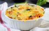 Spinach & Sausage Baked Pasta