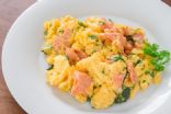 Spinach LEM (lox, eggs, mushrooms)