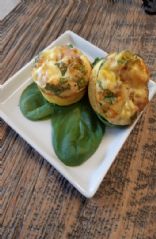 Spinach & Ham egg bites