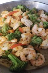 Stir Fried Shrimp with Riced Cauliflower