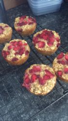 Strawberry Baked Oatmeal Cups