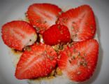 Strawberry Vanilla Yogurt Rice Cake 