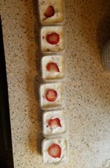 Strawberry cheesecake fat bombs