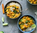 Sweet Potato, Chickpea, & Spinach Coconut Curry