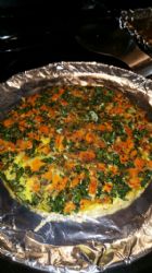 Sweet Potato Kale & Onion Fritatta