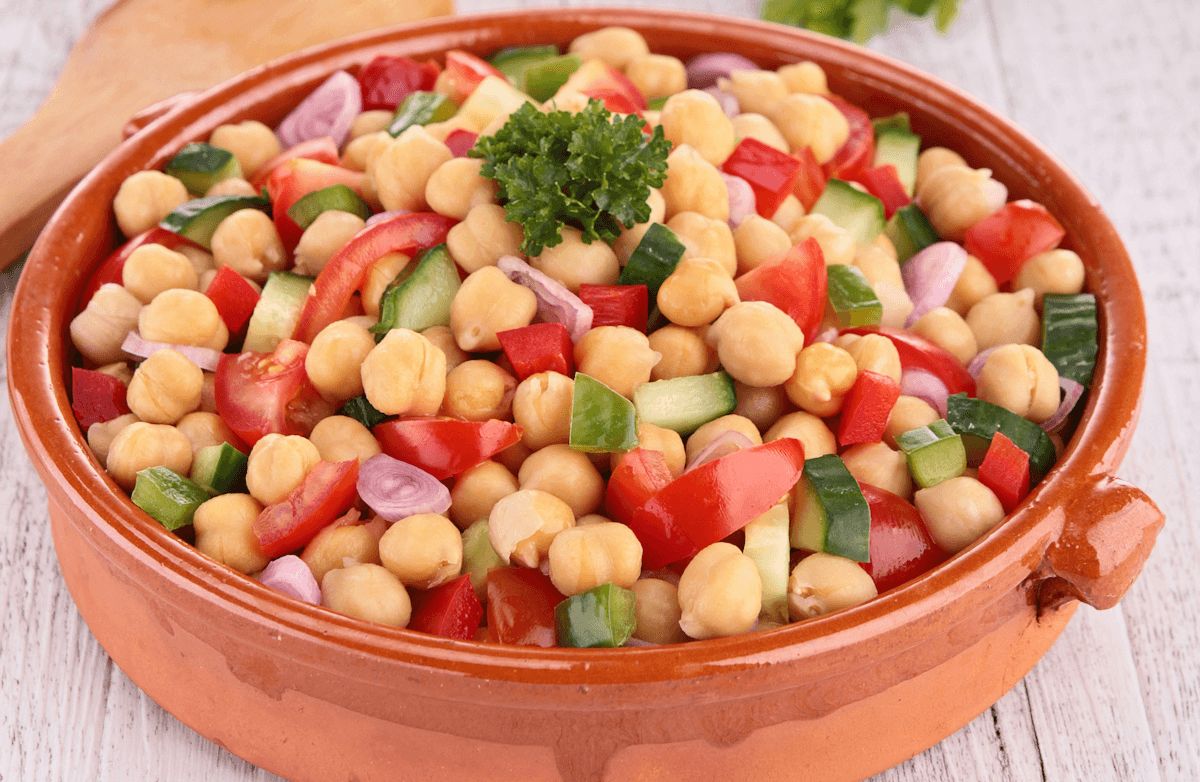 The Best Ever Chickpea Salad Recipe | SparkRecipes