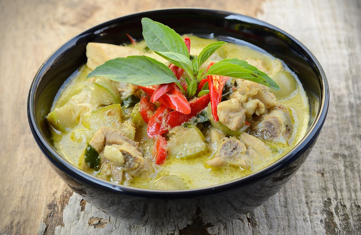 Thai Green Curry With Chicken Recipe SparkRecipes