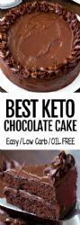 The BEST Chocolate Keto Cake 