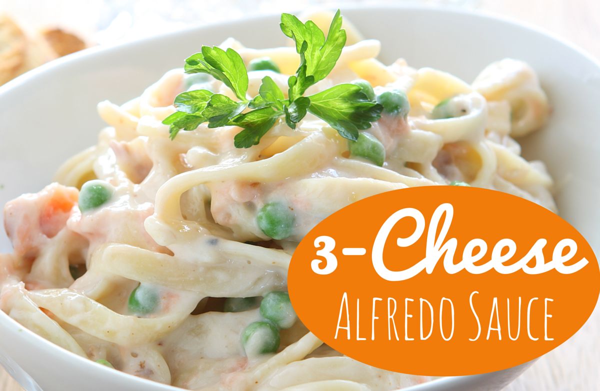 Three-Cheese Alfredo Sauce Recipe