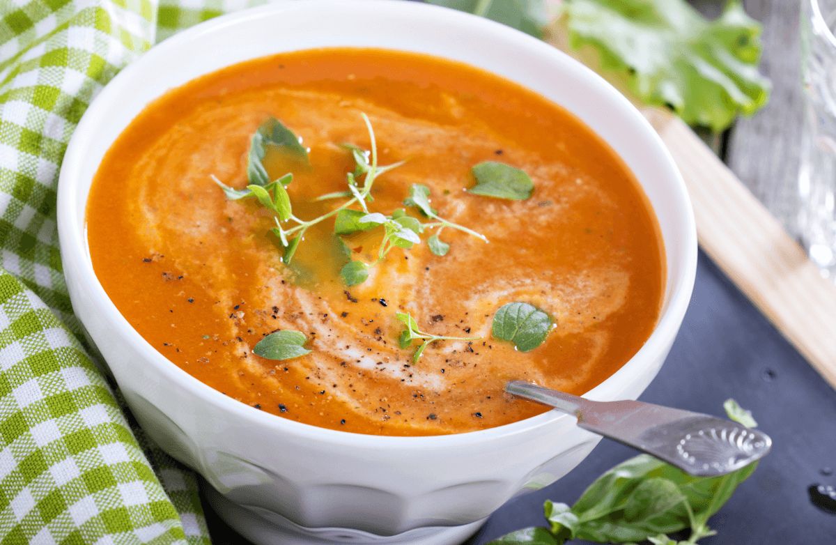 Tomato Basil Soup Recipe  SparkRecipes