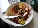 Tuna Lentil Quinoia Lunch Bowl