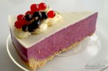 Unbaked black currant tart 