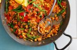 Vegetable paella recipe