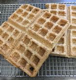 WFPB Oat Flour Light and Crispy Waffles