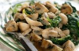 Warm Spinach Salad with Mushrooms