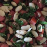 White Bean and Tomato Salad (1/2 cup serving)