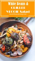 White Beans and Grilled Vegetable Salad 