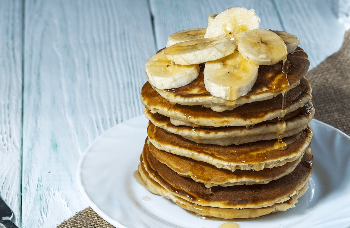Whole-Wheat Banana Pancakes Recipe