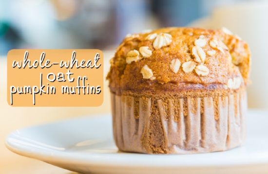 Whole Wheat Oat Pumpkin Muffins Recipe | SparkRecipes