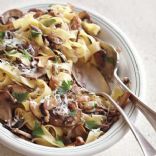 Wide Mushroom Pasta